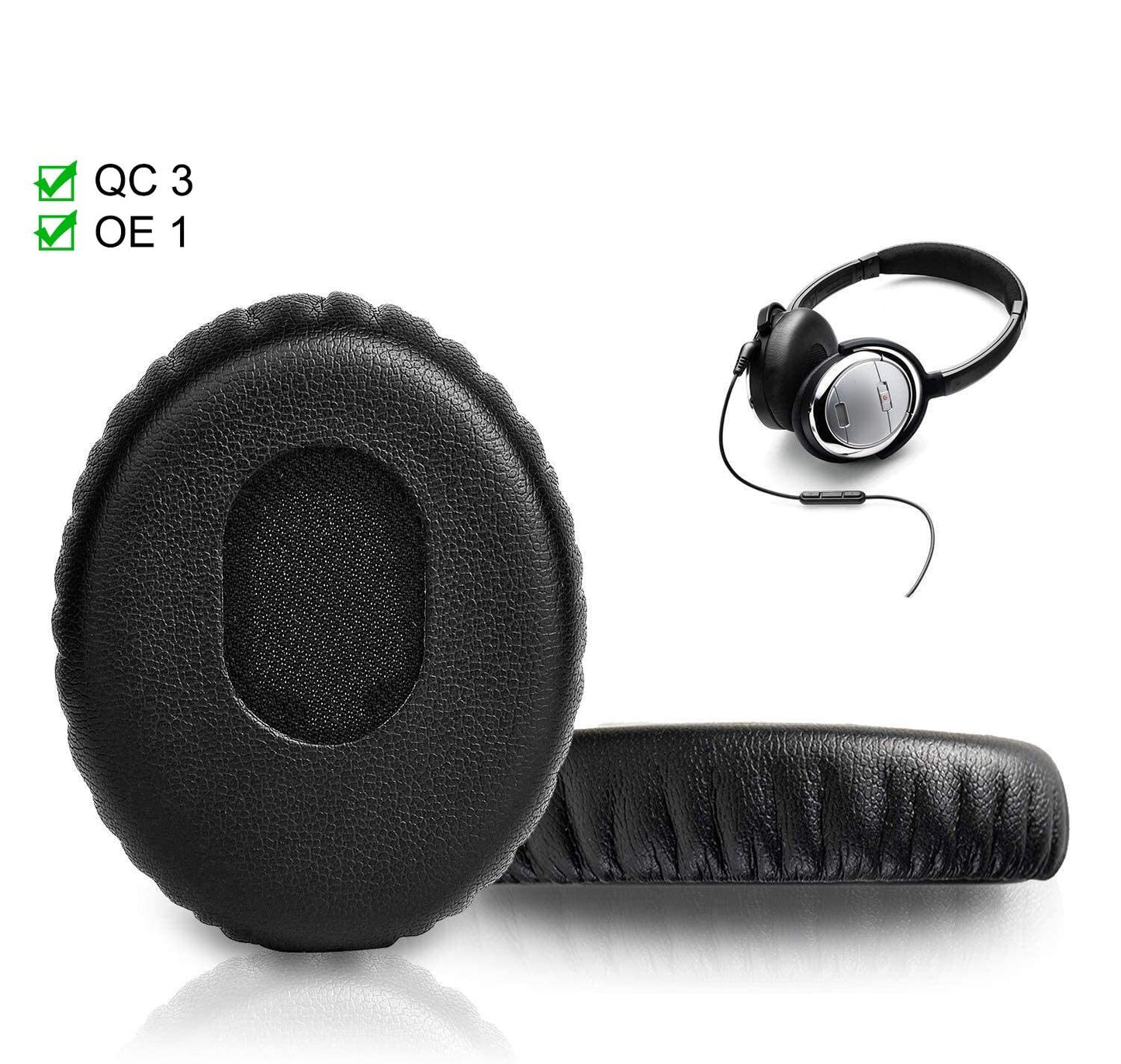 Almohadillas Para Bose QC3 - On-Ear OE1