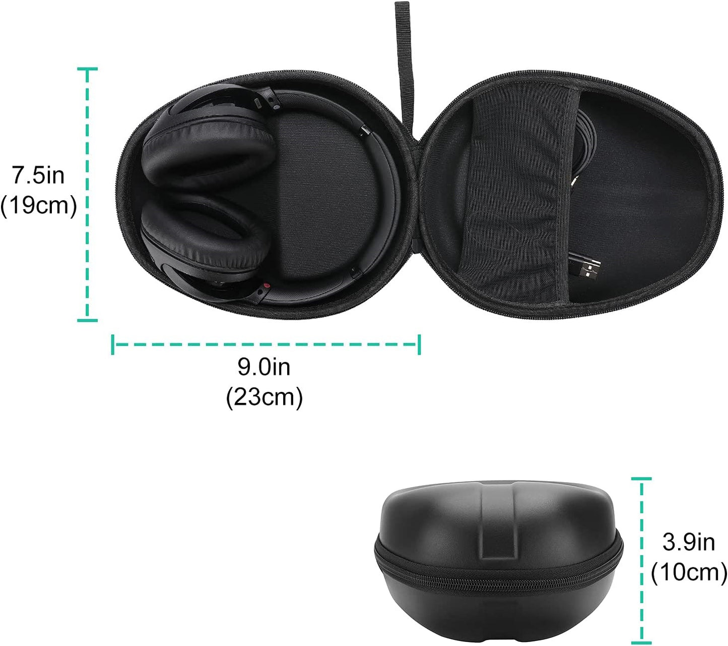Estuche Rígido Ergonómico Para Audífonos - Case Auriculares