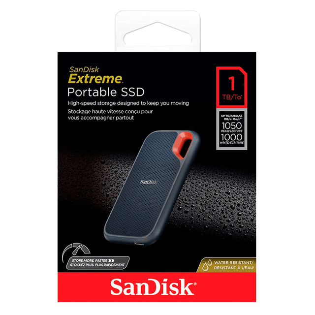 Disco Solido Externo Sandisk Extreme 1TB (SDSSDE61-1T00-G25)