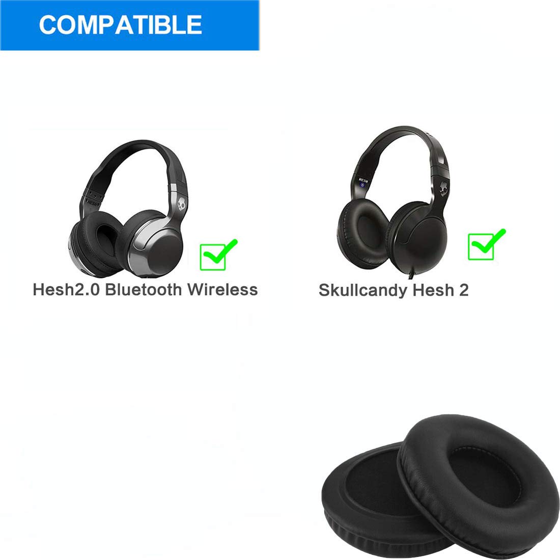 Almohadillas Para Audífonos Skullcandy Hesh 2.0