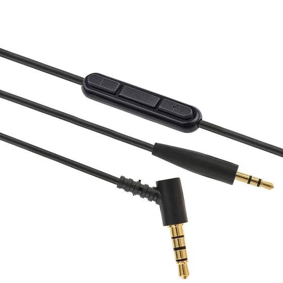 Cable Audio Para Audífonos Bose OE2 - QC25 - QC35 - OE2i Con Mic