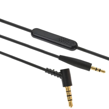 Cable Audio Para Audífonos Bose OE2 - QC25 - QC35 - OE2i Con Mic