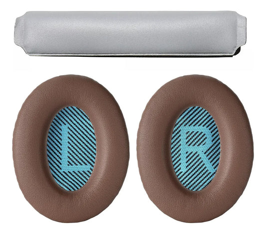 Almohadillas + Banda Para Audífonos Bose Qc35 Qc25 Qc15 Qc2