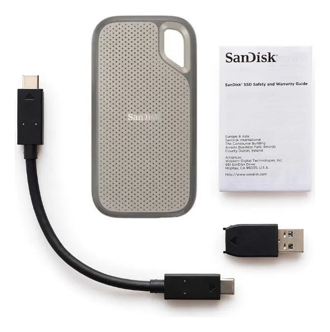 Disco Sólido Externo SSD Sandisk Extreme 2TB (SDSSDE51-2T00-AW25)