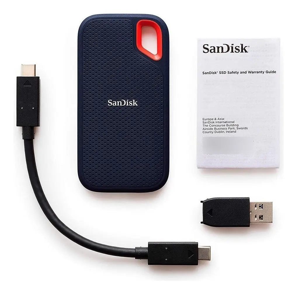 SANDISK 4TB Extreme, Unidad de Estado Sólido Externa, Negro - SDSSDE61-4T00-G25