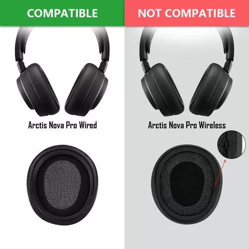Almohadillas Para Steelseries Arctis Nova Pro Wired - Cableada
